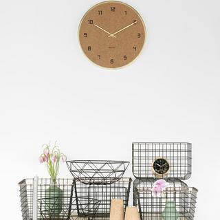 Modest Cork Wall Clock