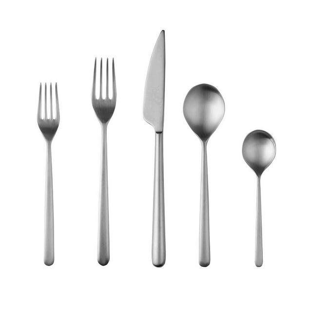 Linea Flatware, Set of 5 - Satin