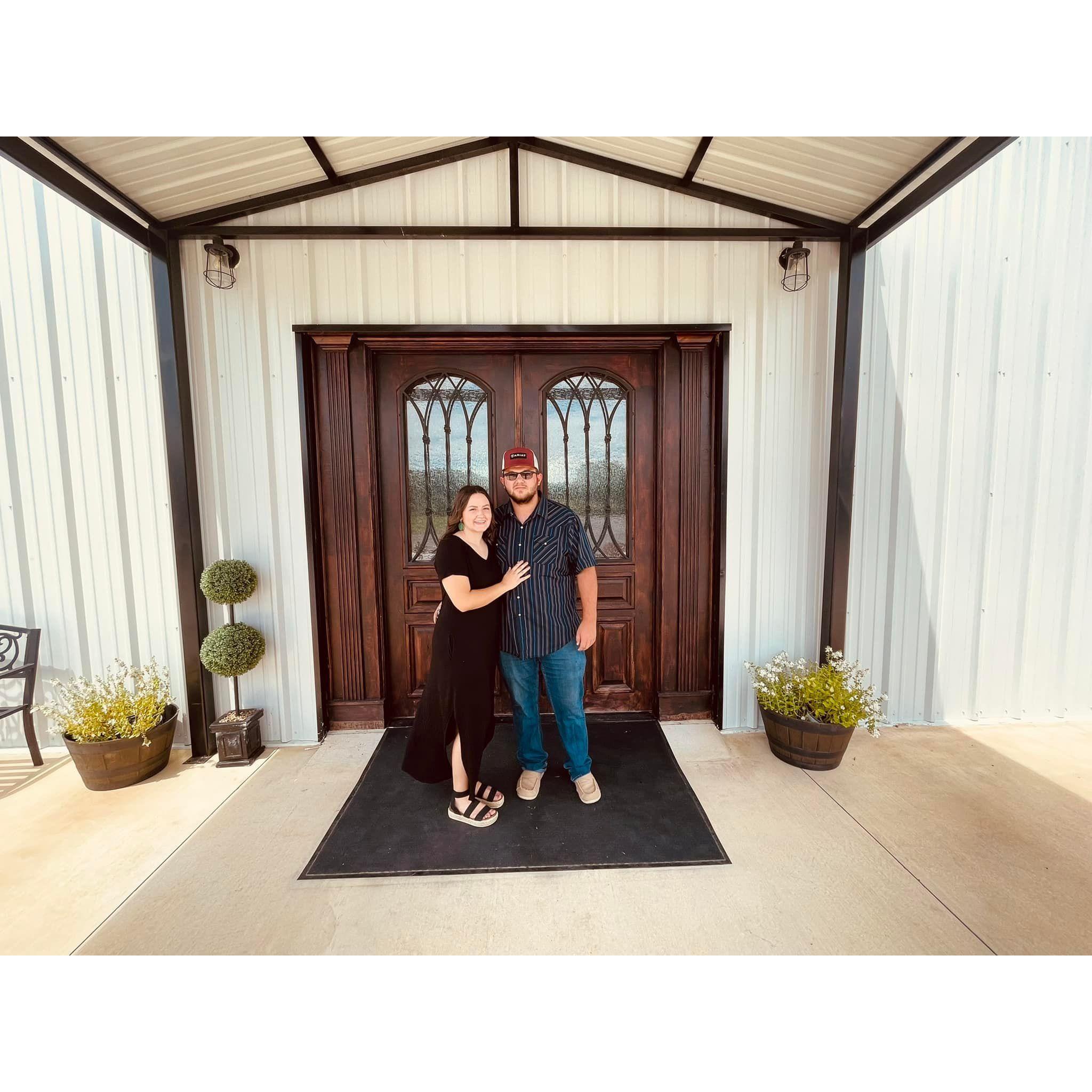 When we booked our venue!