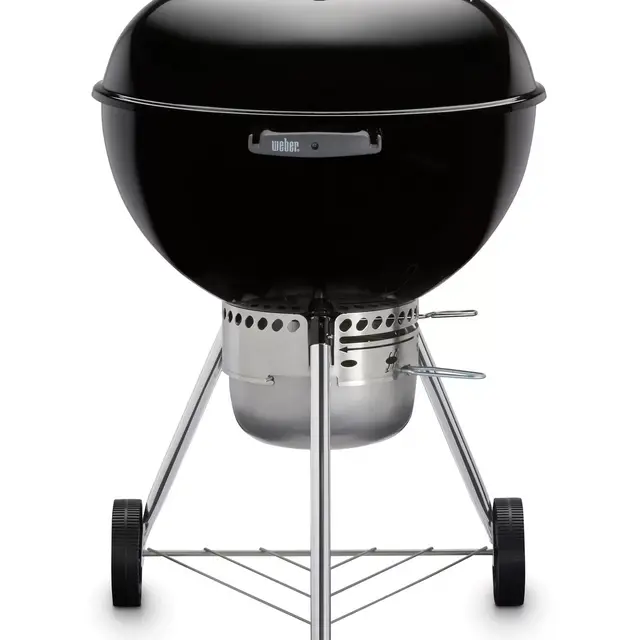 Weber Original Kettle Premium 22-in Black Kettle Charcoal Grill