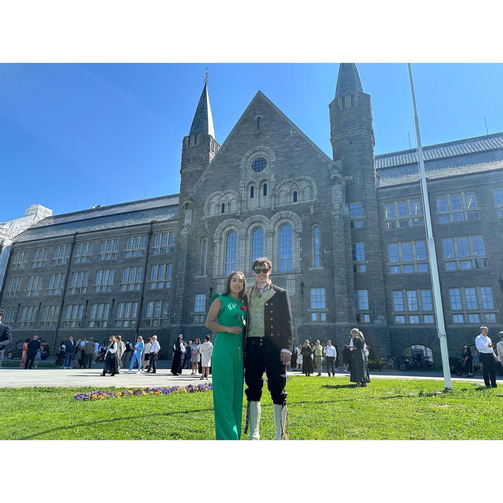 Mariana’s graduation from NTNU