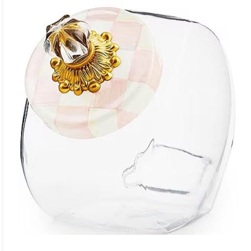 MacKenzie-Childs Sweets Jar with Check Lid