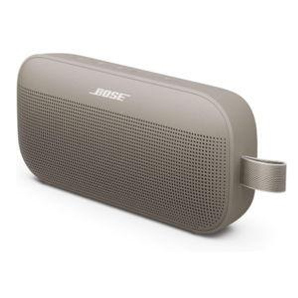 Bose SoundLink Flex Bluetooth Speaker (2nd Gen) - Portable Outdoor Speaker with Hi-Fi Audio, Waterproof and Dustproof, USB-C, Up to 12 Hours Battery Life, Sandstone