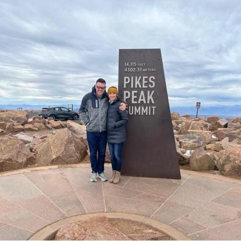Freezing but we made it!