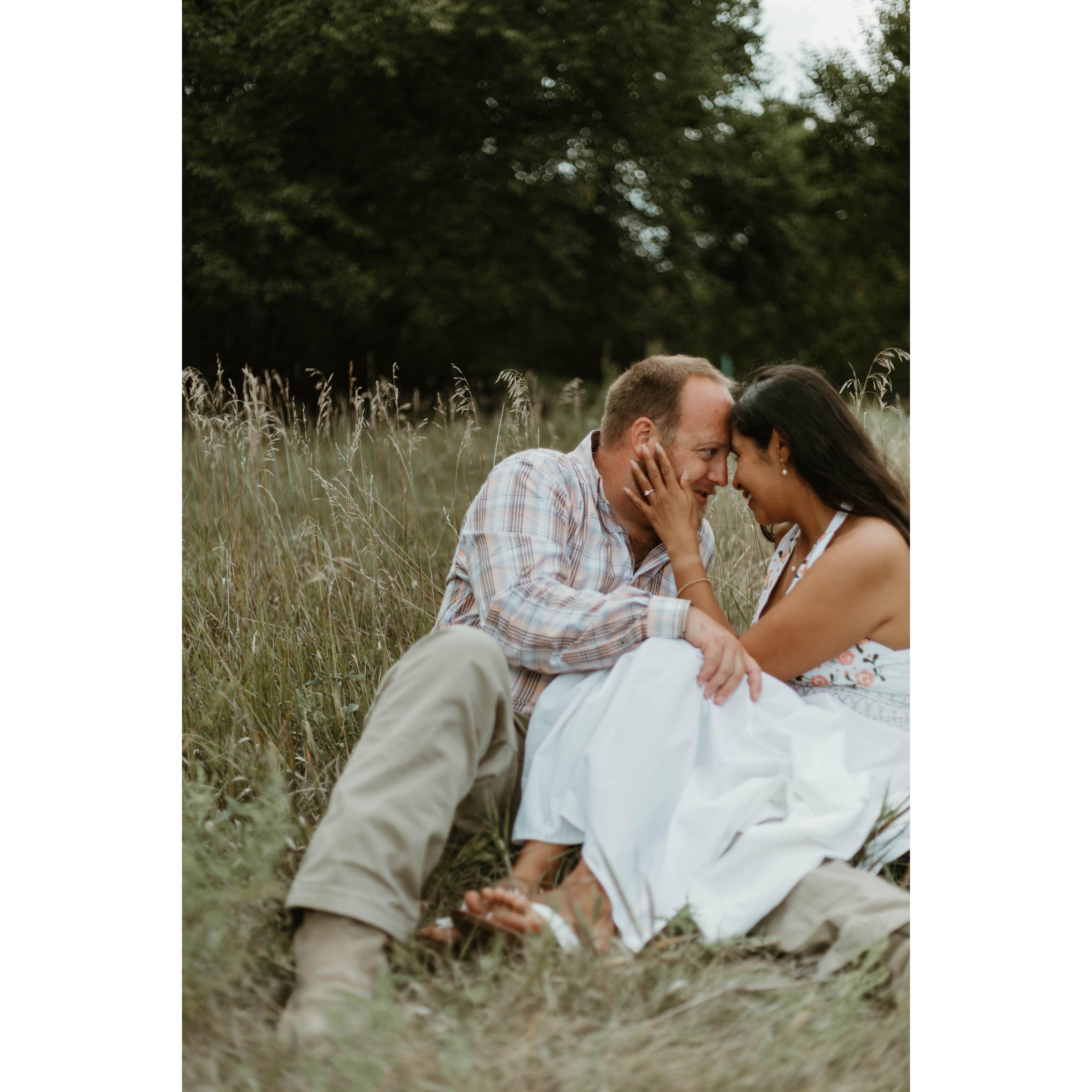 Engaged and counting down the days.