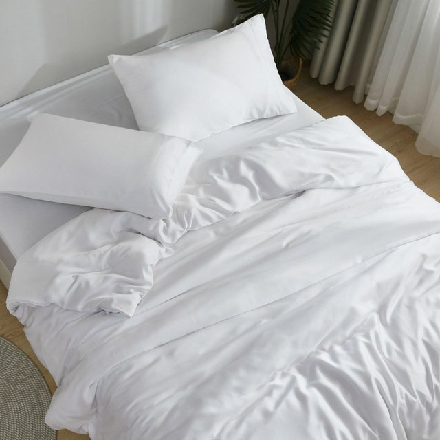 DOZ Bamboo Viscose Sheet Set, Organically Grown Bamboo, Buttery Soft, Cooling, High GSM, Deep Pockets Snow Queen