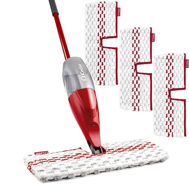 O-Cedar ProMist MAX Microfiber Spray Mop with 3 Extra Refills