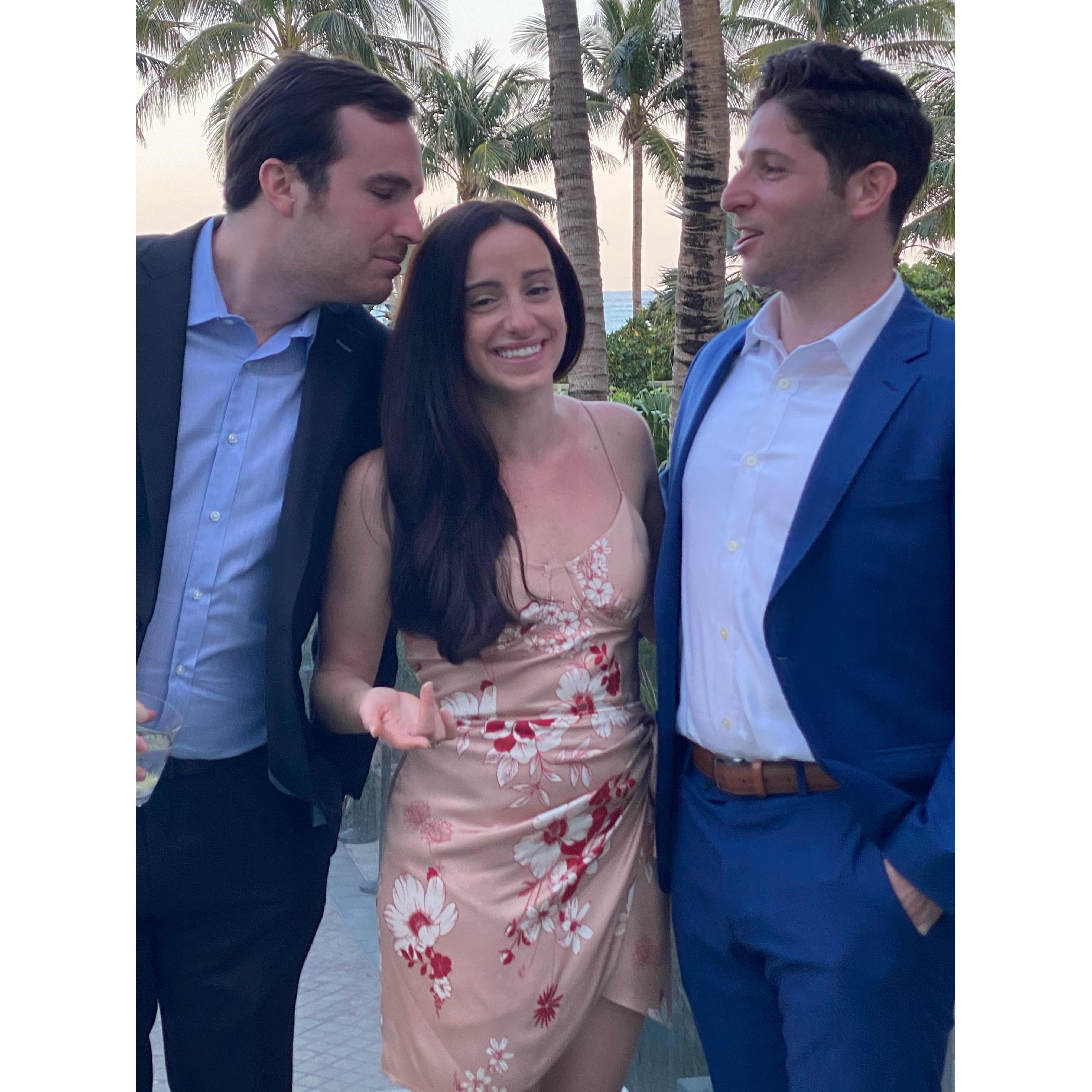 with groomsman Jon, we told you to watch out for him