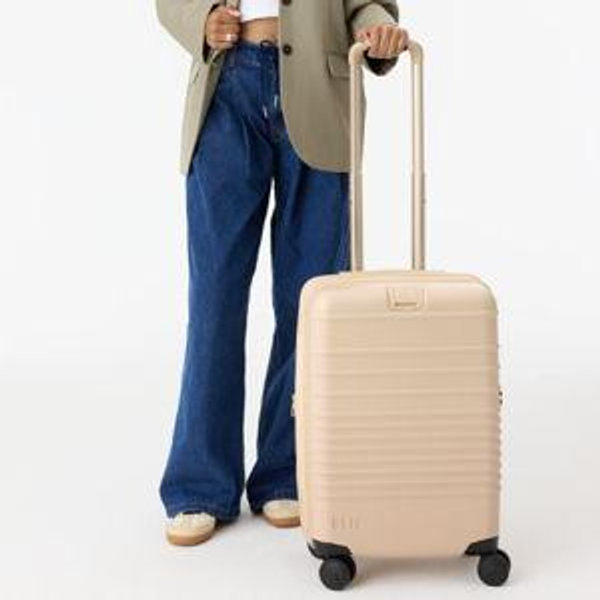 The Carry-On Roller in Beige