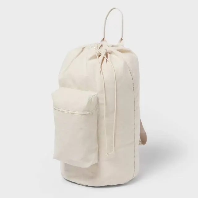 Canvas Backpack Laundry Bag - Brightroom™