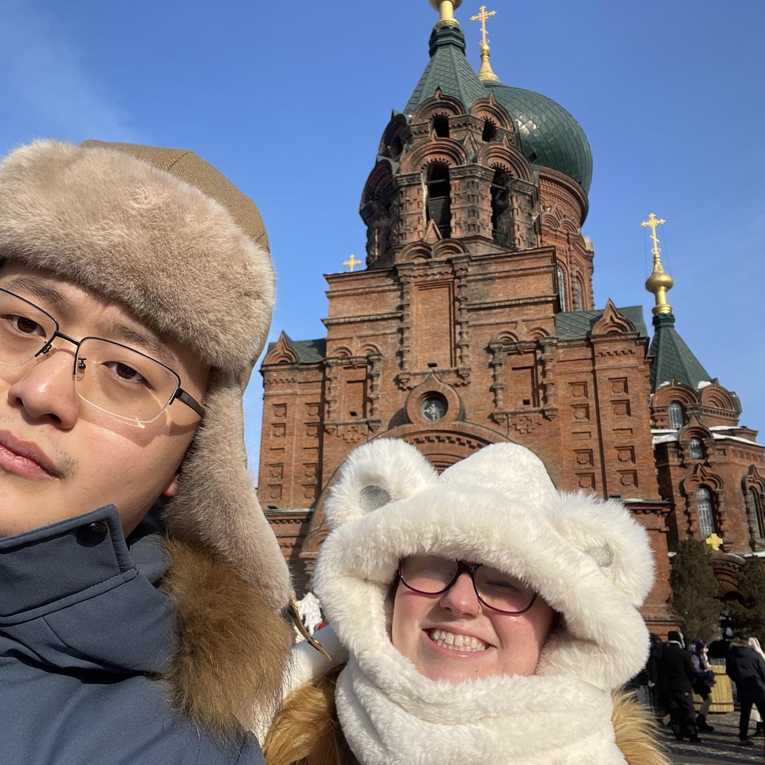 Harbin’s famous church - Saint Sophia (圣索菲亚教堂 / shèng sǔo fēi yà jiào táng).