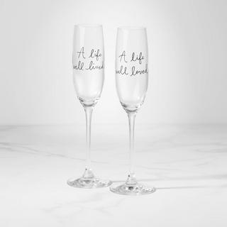 A Charmed Life Champagne Toasting Flutes, Set of 2