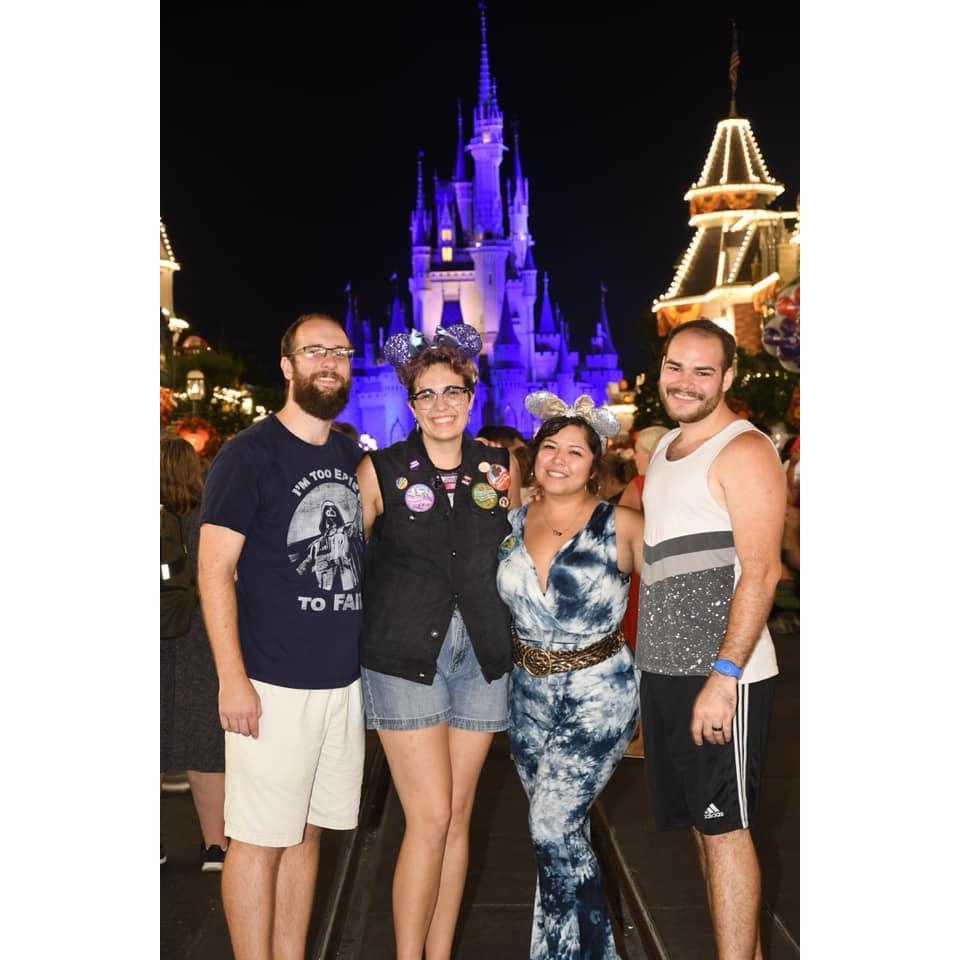Us with Mark and Betsy at The Magic Kingdom