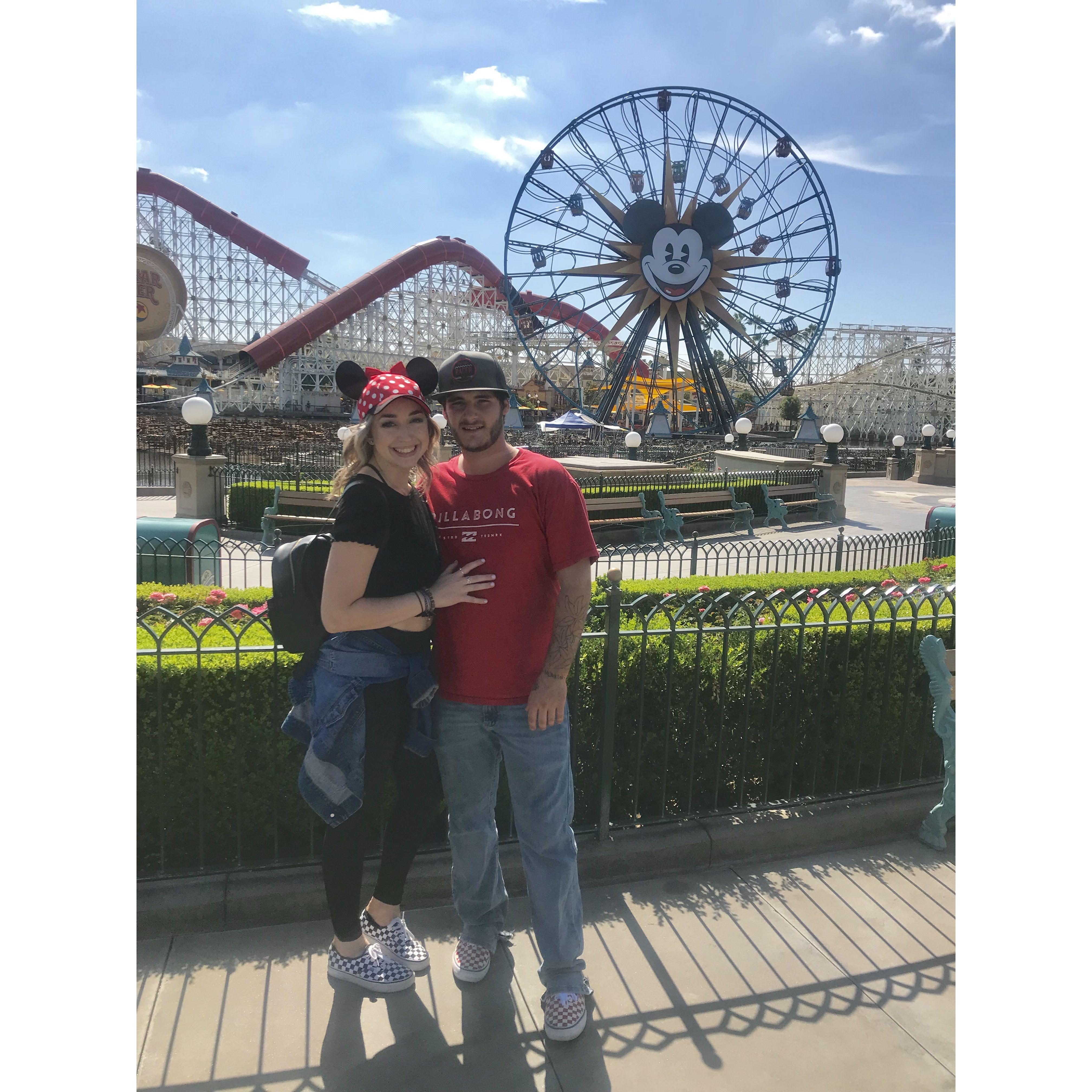 first Disneyland trip together