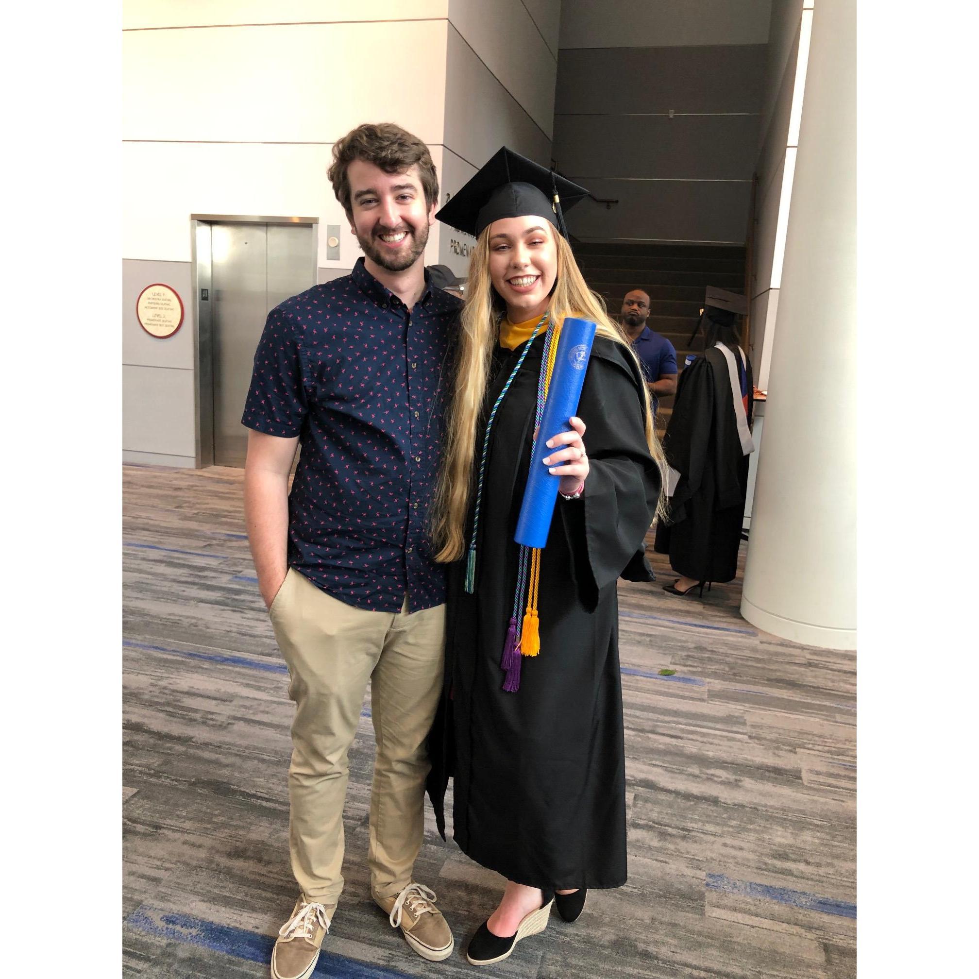 Marcella's Graduation from HBU - May 2019.