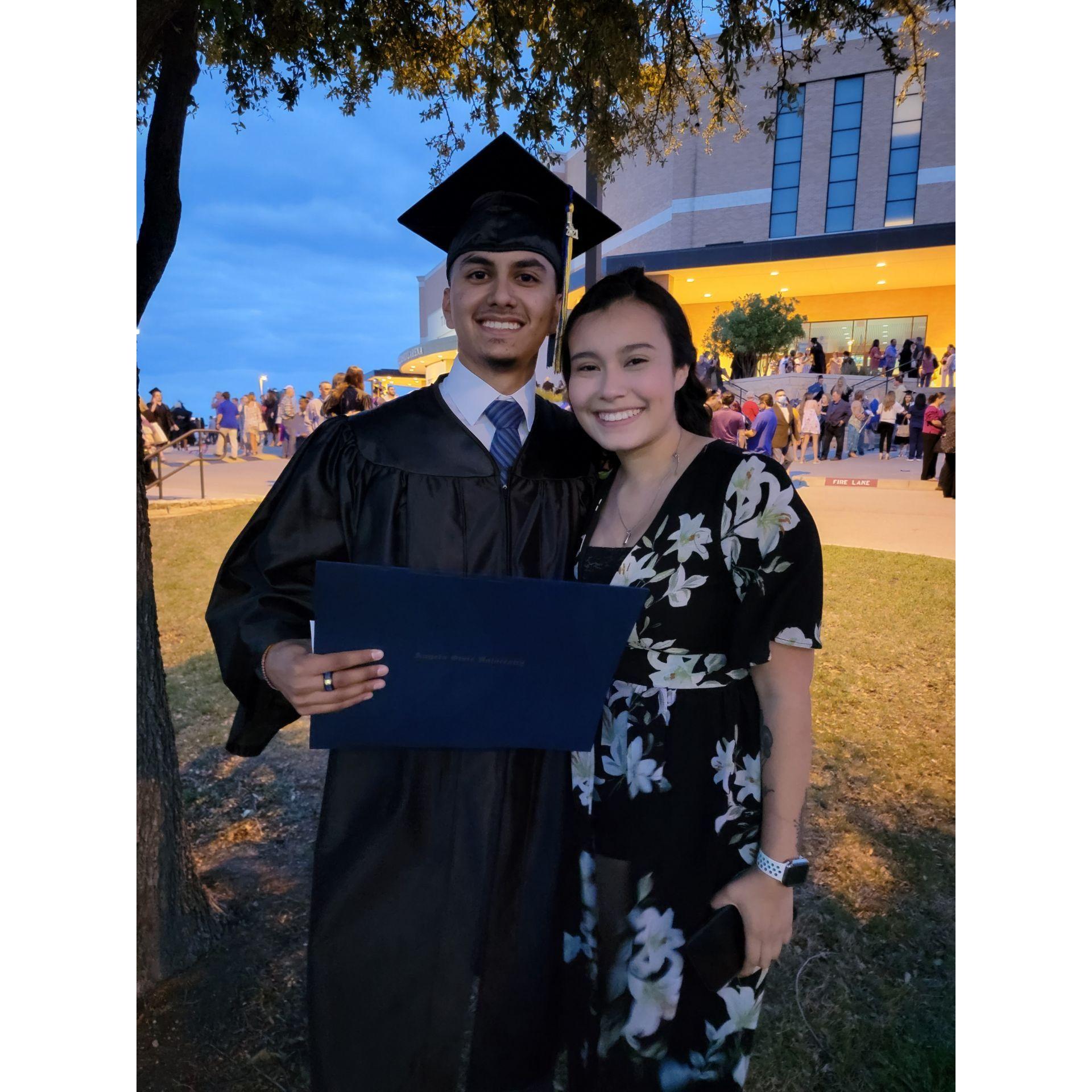 Graduated with his Bachelors from ASU!