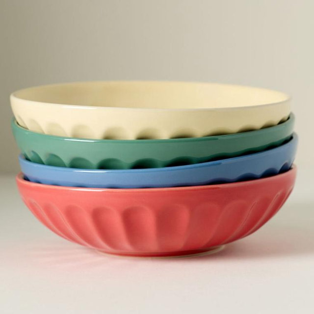 The Latte Stoneware Pasta Bowl, Set of 4: Amelie Edition - Multi, Set Of 4