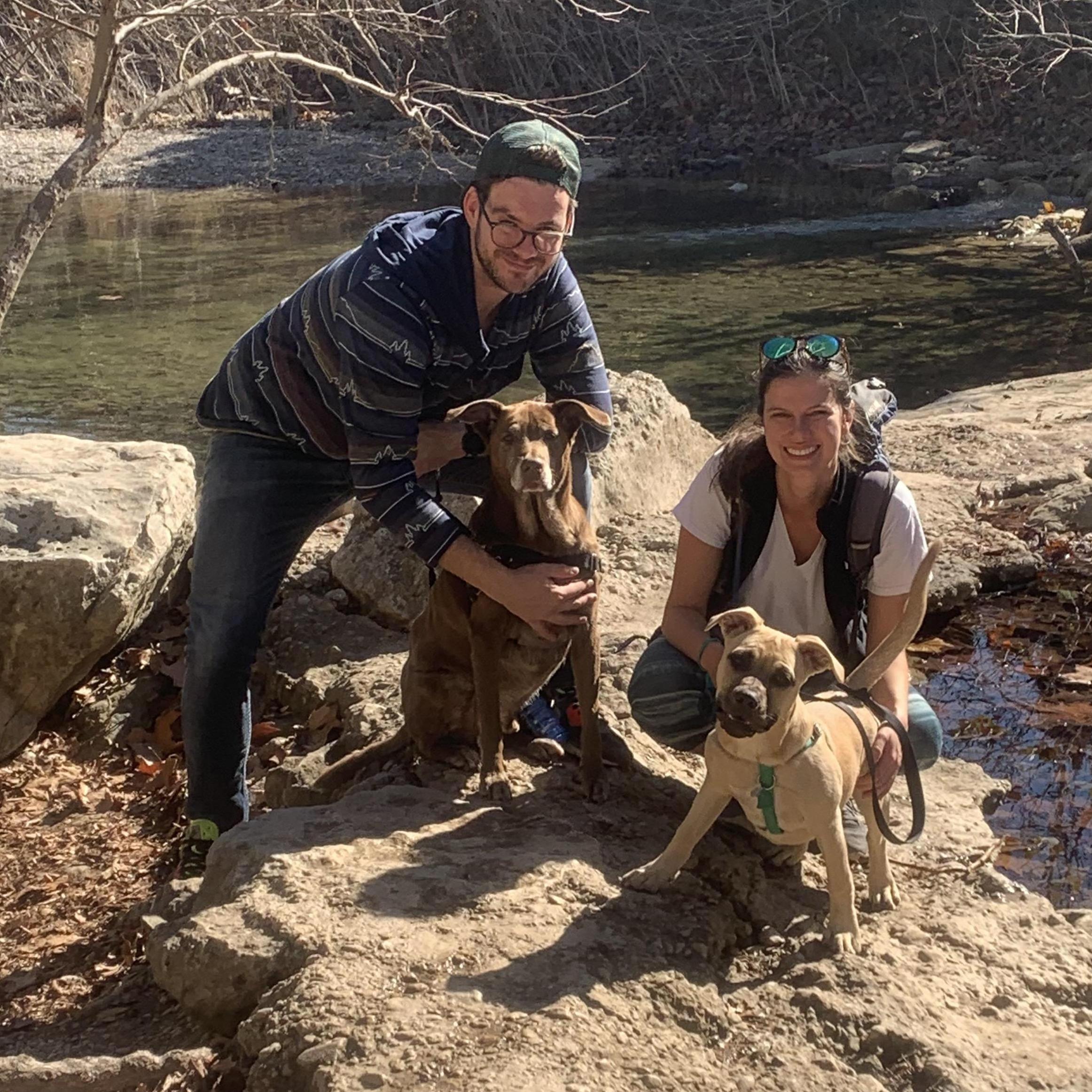 Christmas Eve hike on the Greenbelt in Austin, 2019