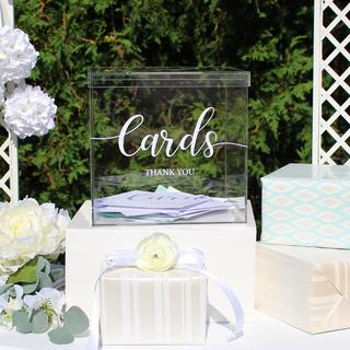 Acrylic Thank You Card Box