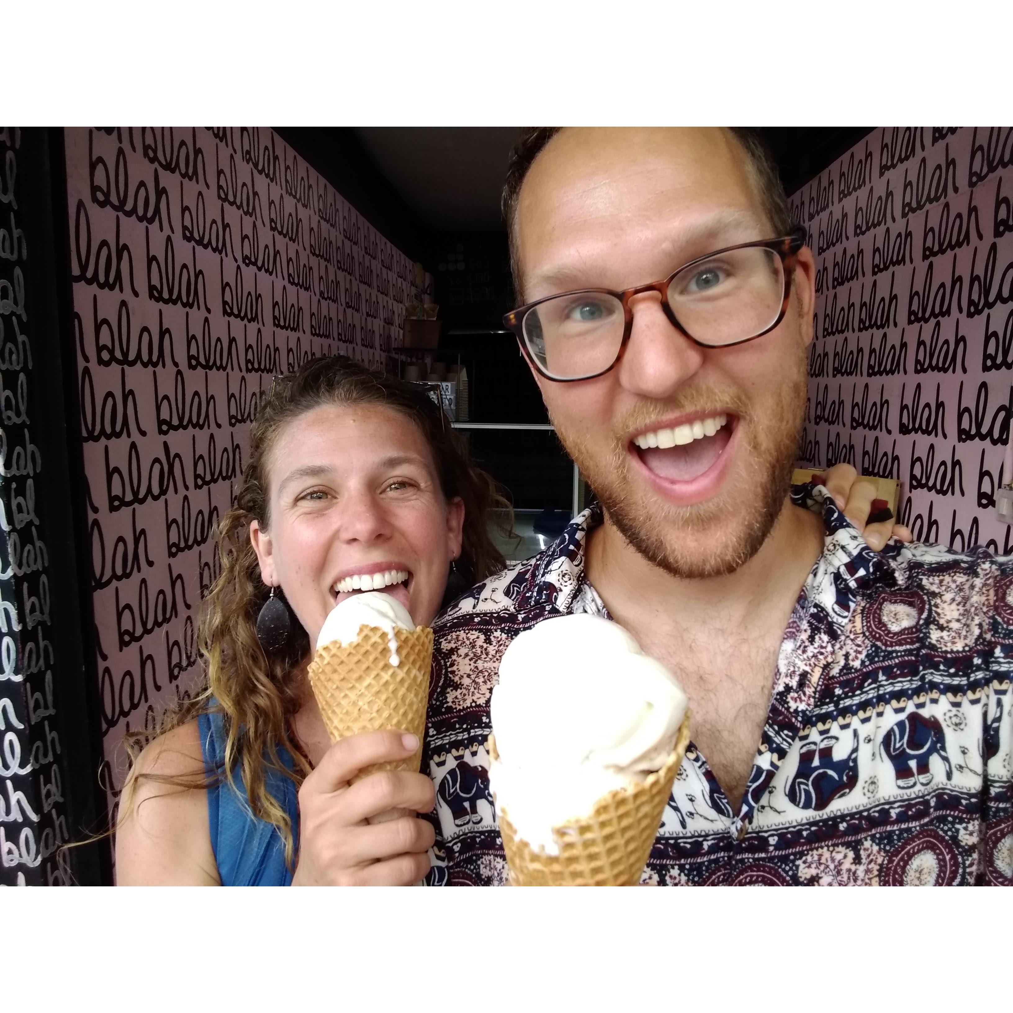 We always say yes to ice cream