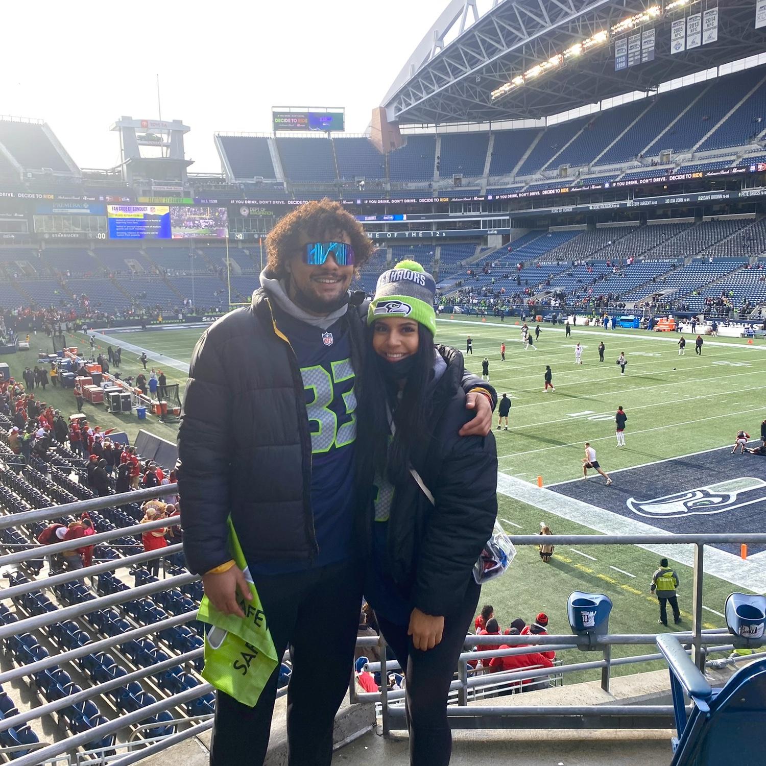 First NFL game together
