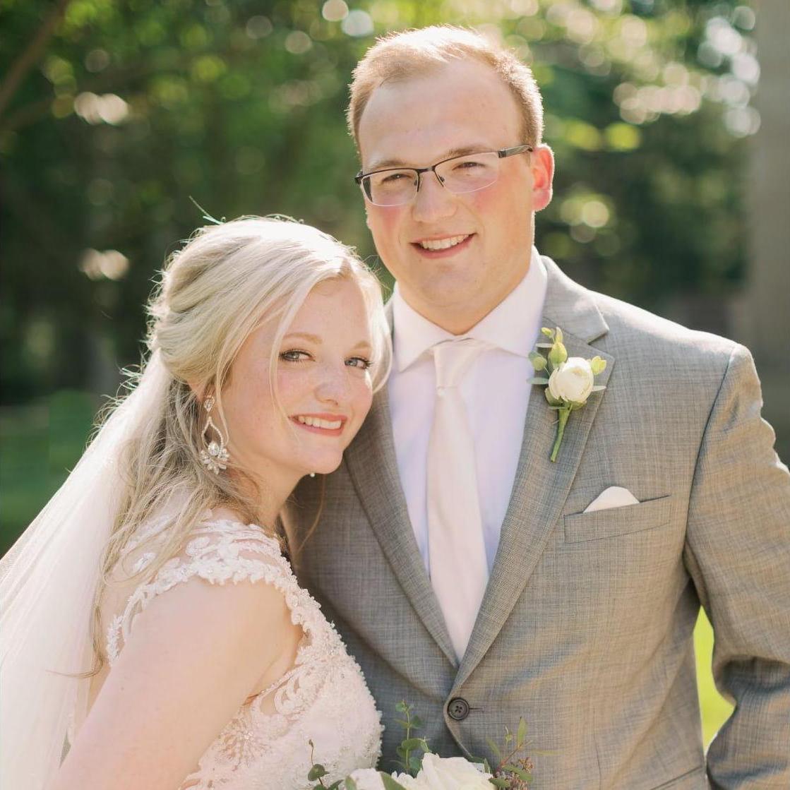 Blake and Brittany Traver. The groom’s brother and sister-in-law.