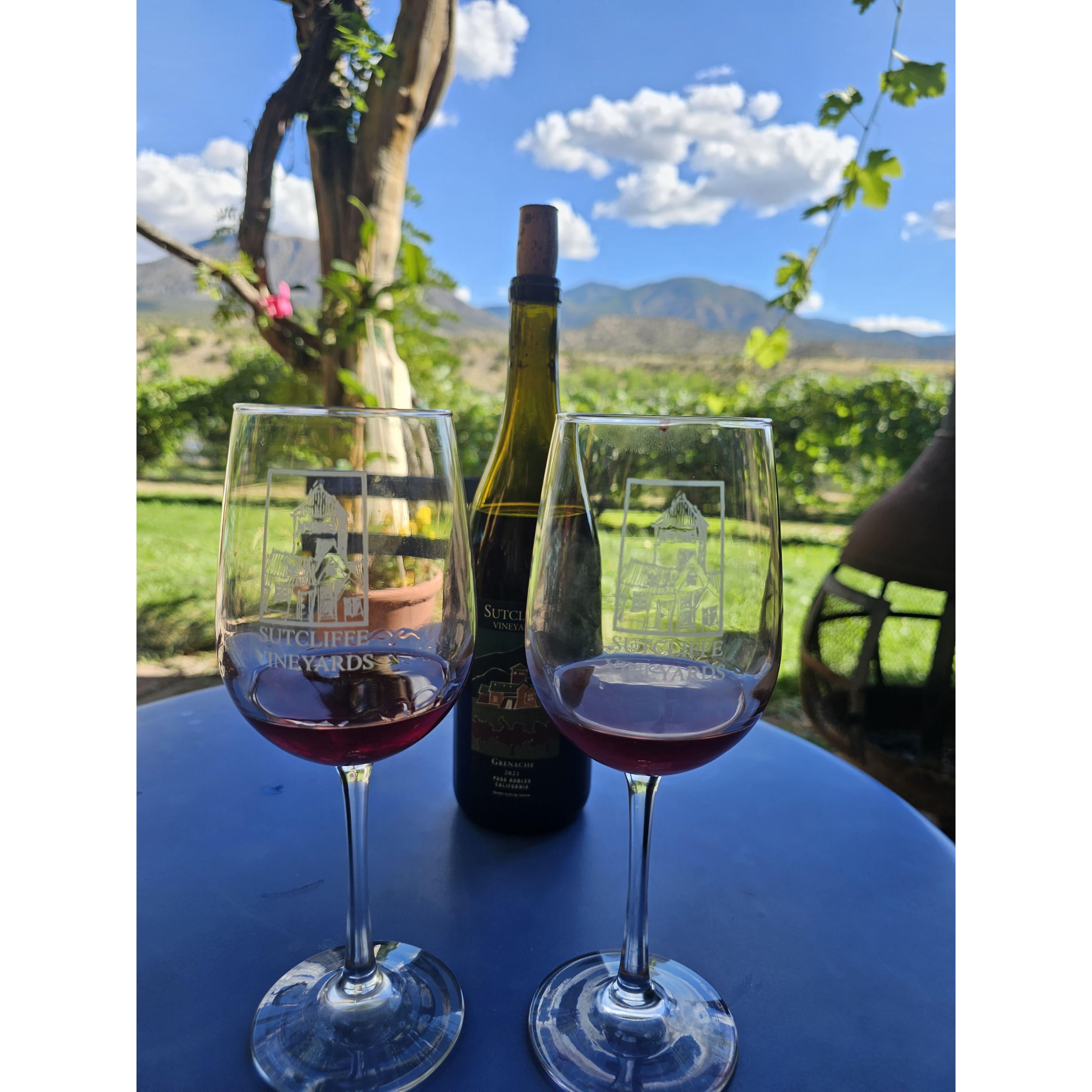 Sutcliffe wine tasting :)
