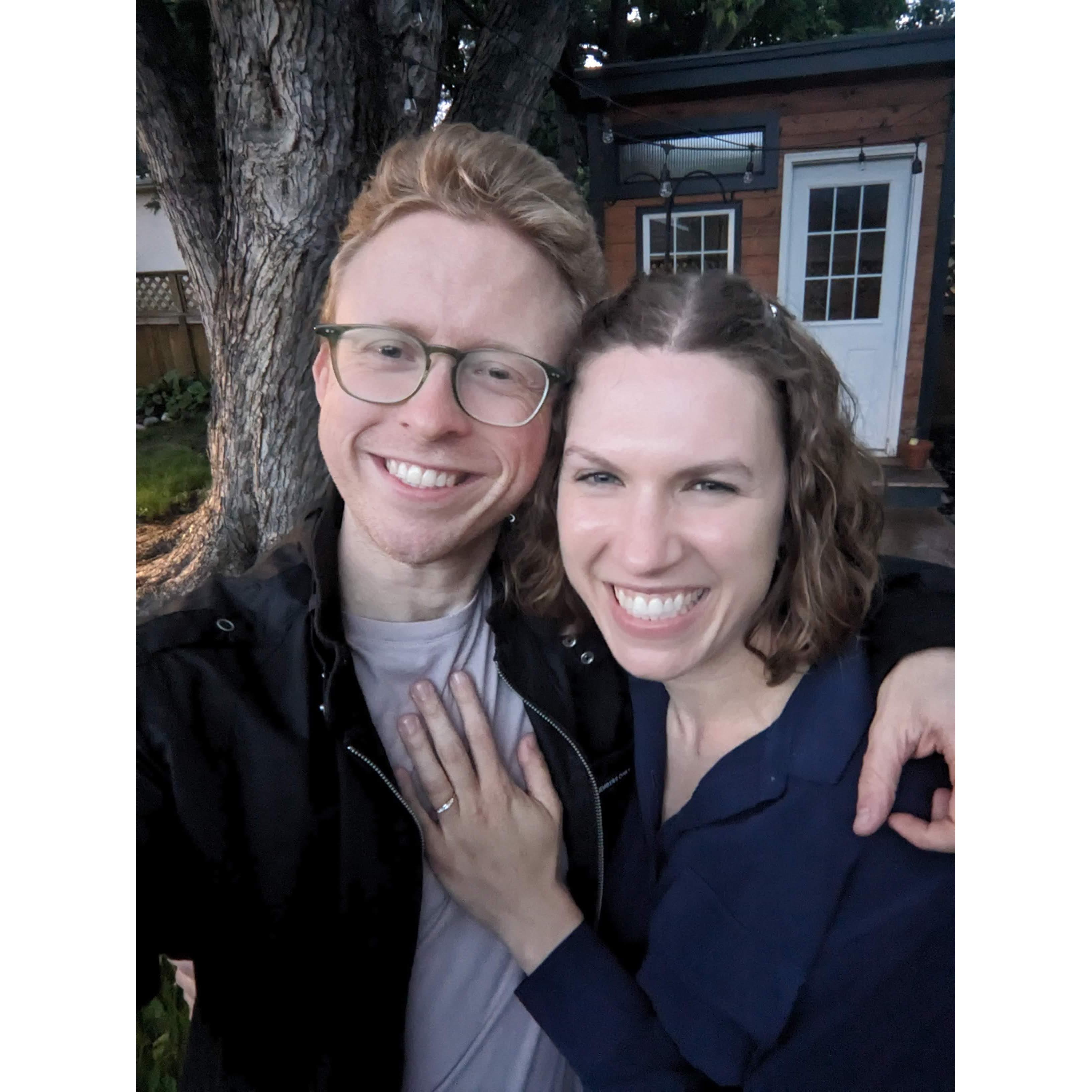 In June 2024, Kristian proposed and Grace said yes!