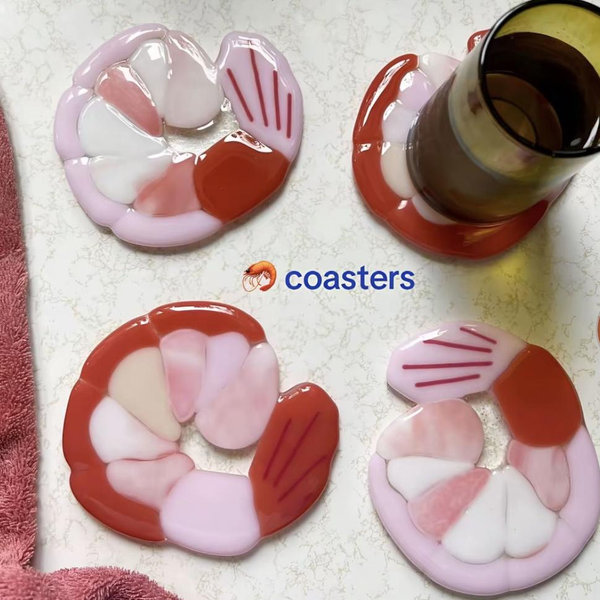 Shrimp coaster set