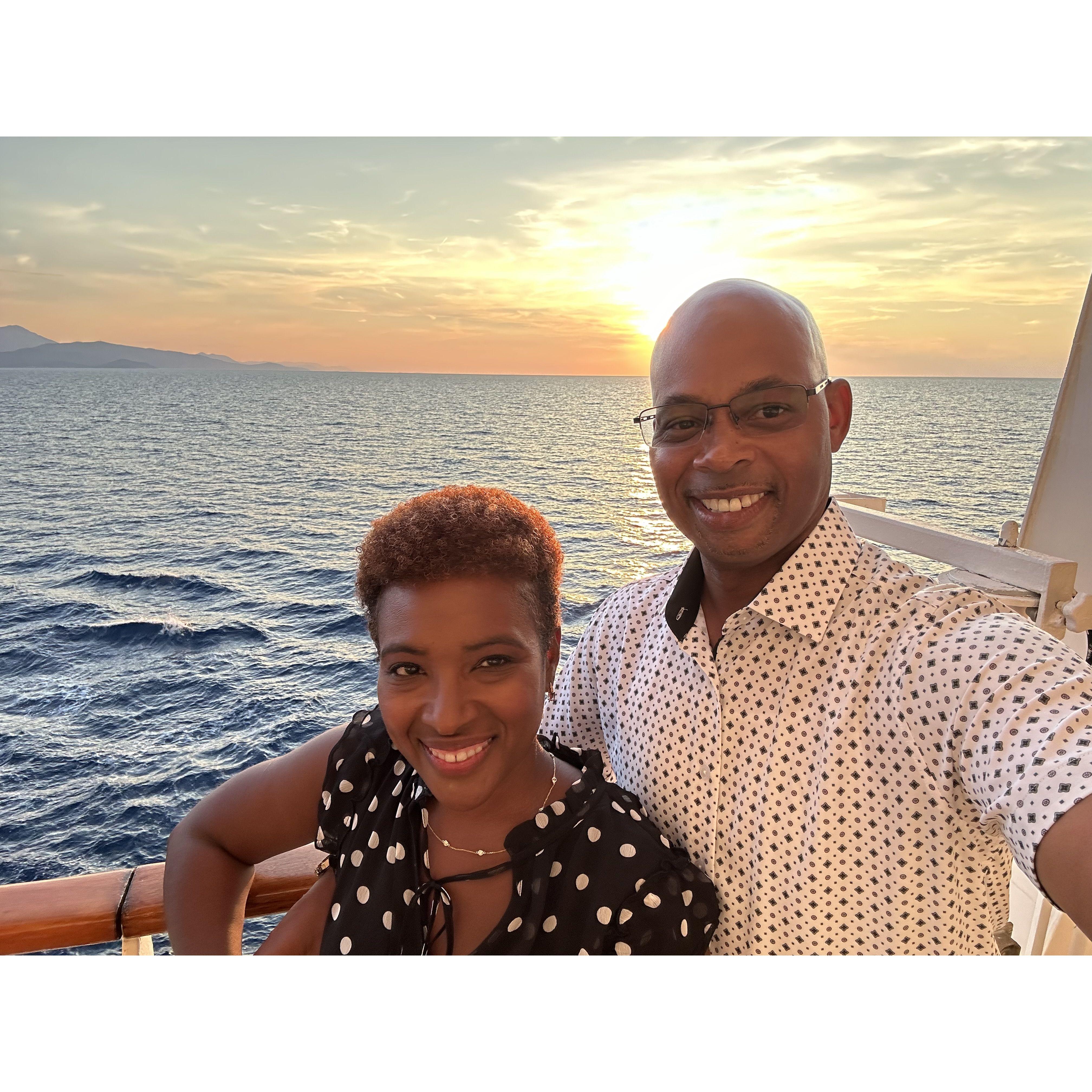 Aboard the Norwegian Pearl