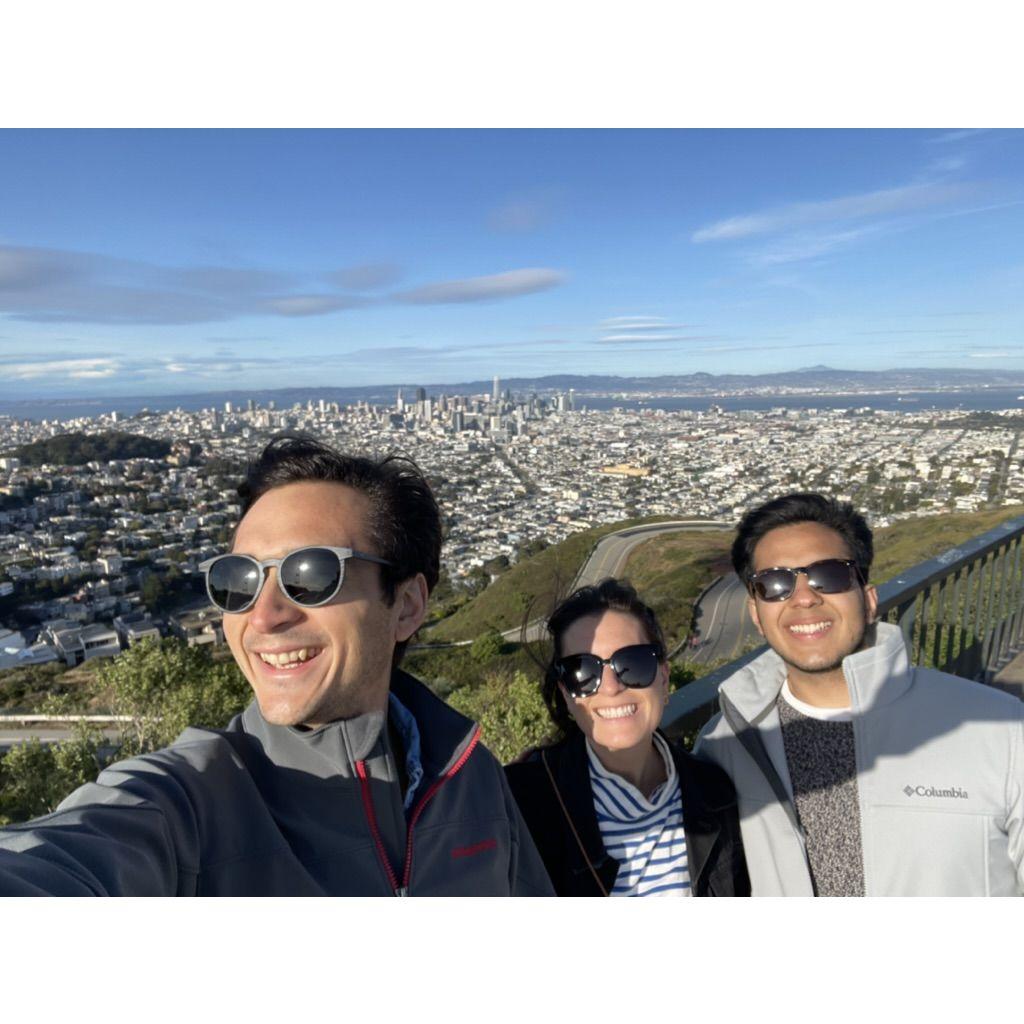 Playing tourist with Serg's brother, Andrés