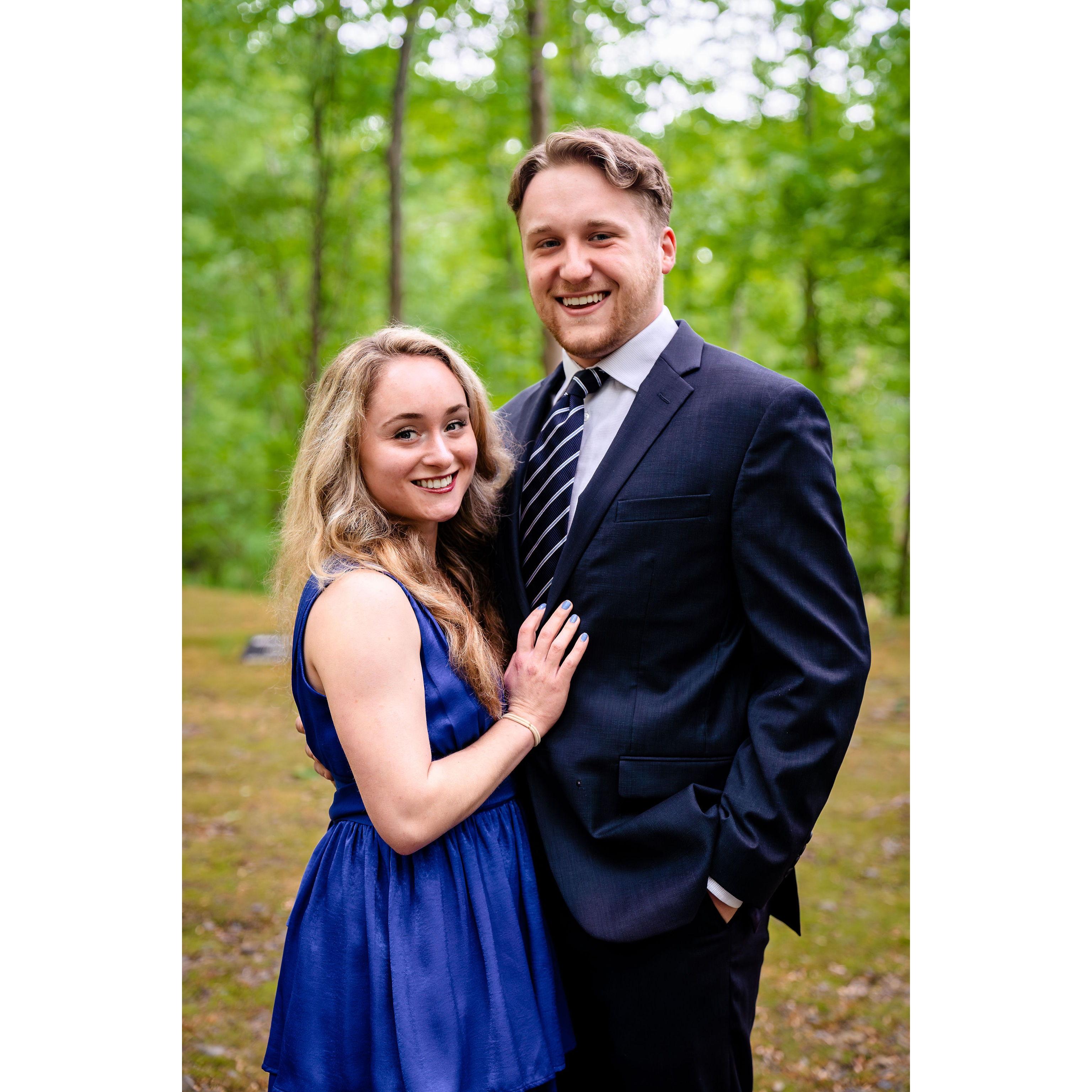 Our first wedding we attended together! This was in East Stroudsburg, PA in 2023.