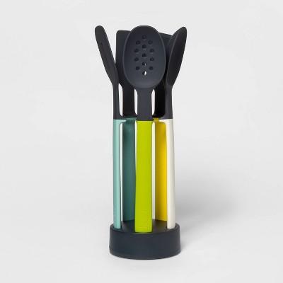 Joseph Joseph 5pc Silicone Elevate Kitchen Tool Set with Storage Stand