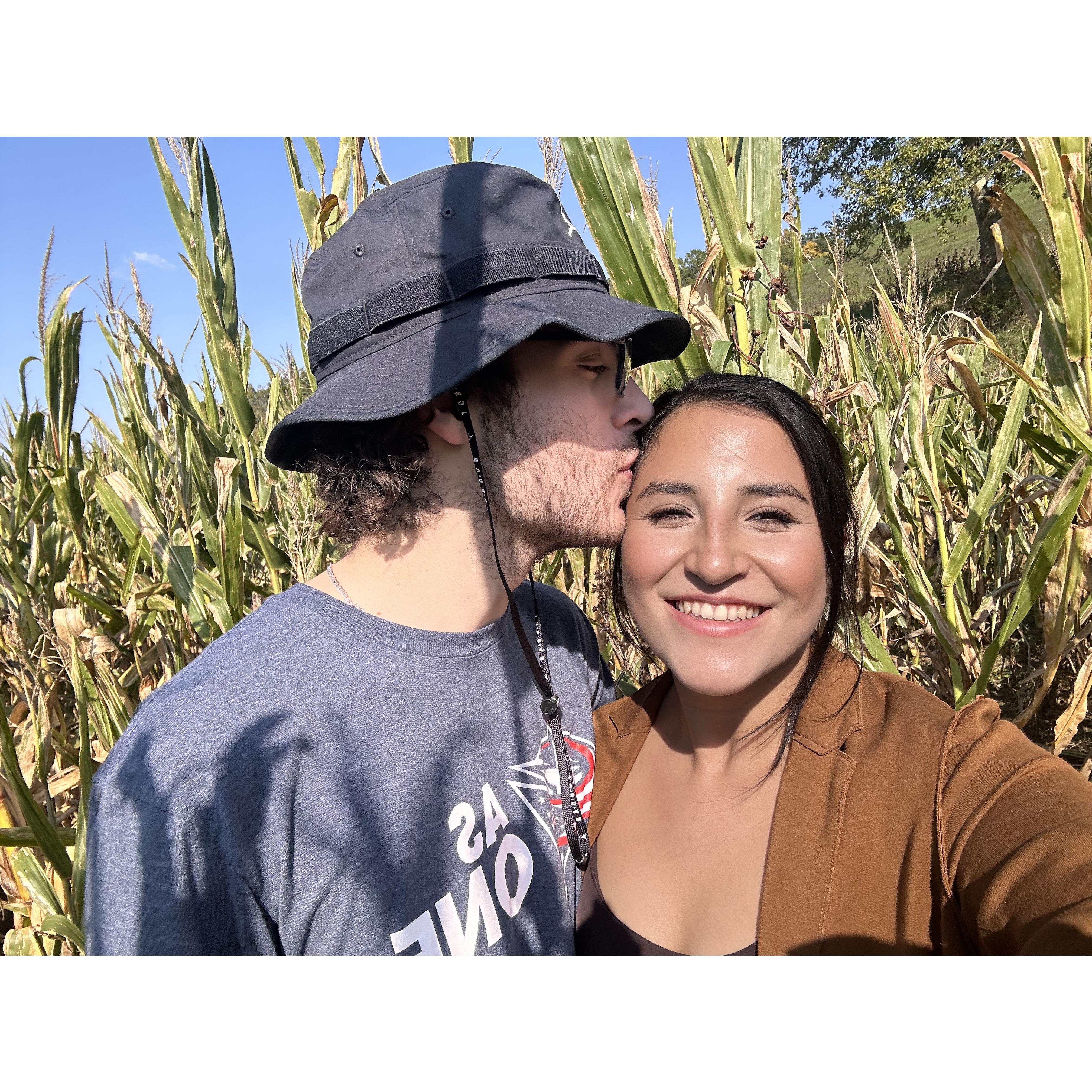 Too many kisses to count!