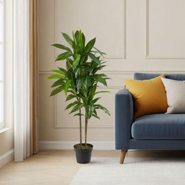 Dracaena Fake Plant, Large Indoor Silk Plant