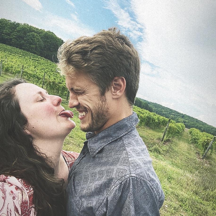 For our first anniversary we went “glamping” in Petoskey.