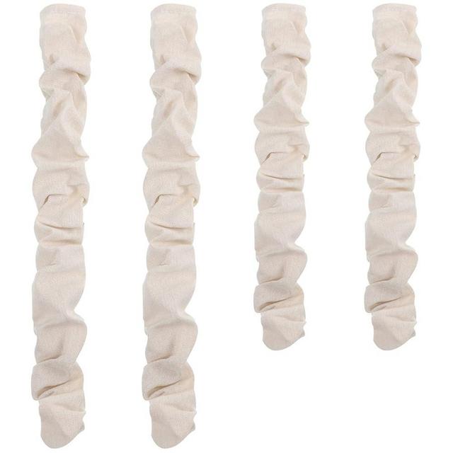 4 Pcs Fabric Cord Cover 6 Feet and 4 Feet Chain Cover Cable Sleeve Chandelier Lighting Wire Cord Cover for Lamps Light Fixtures Lighting Wires Cable Management
