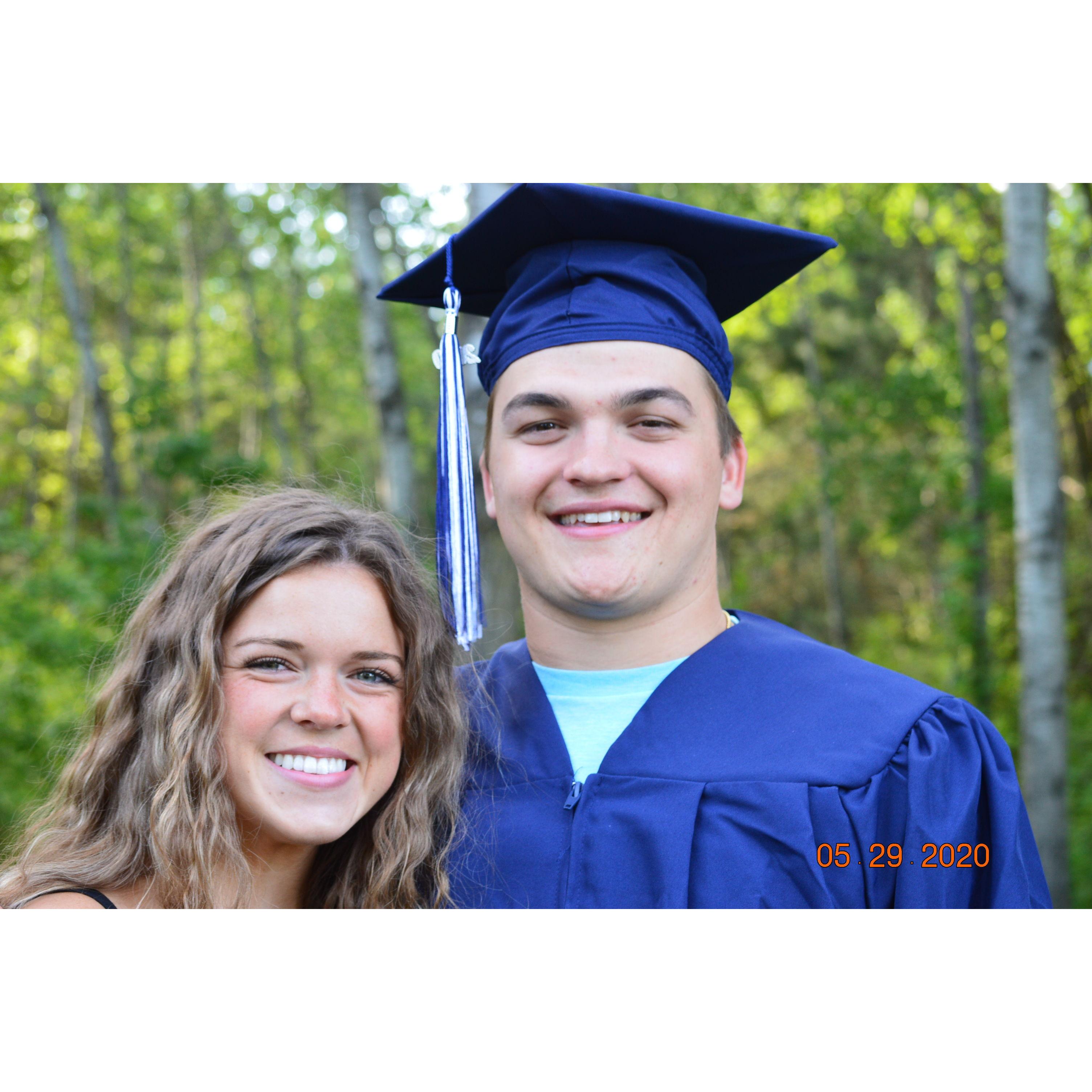 Josh's high school graduation - 2020