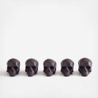 Mini Skull Candle 5-Piece Set