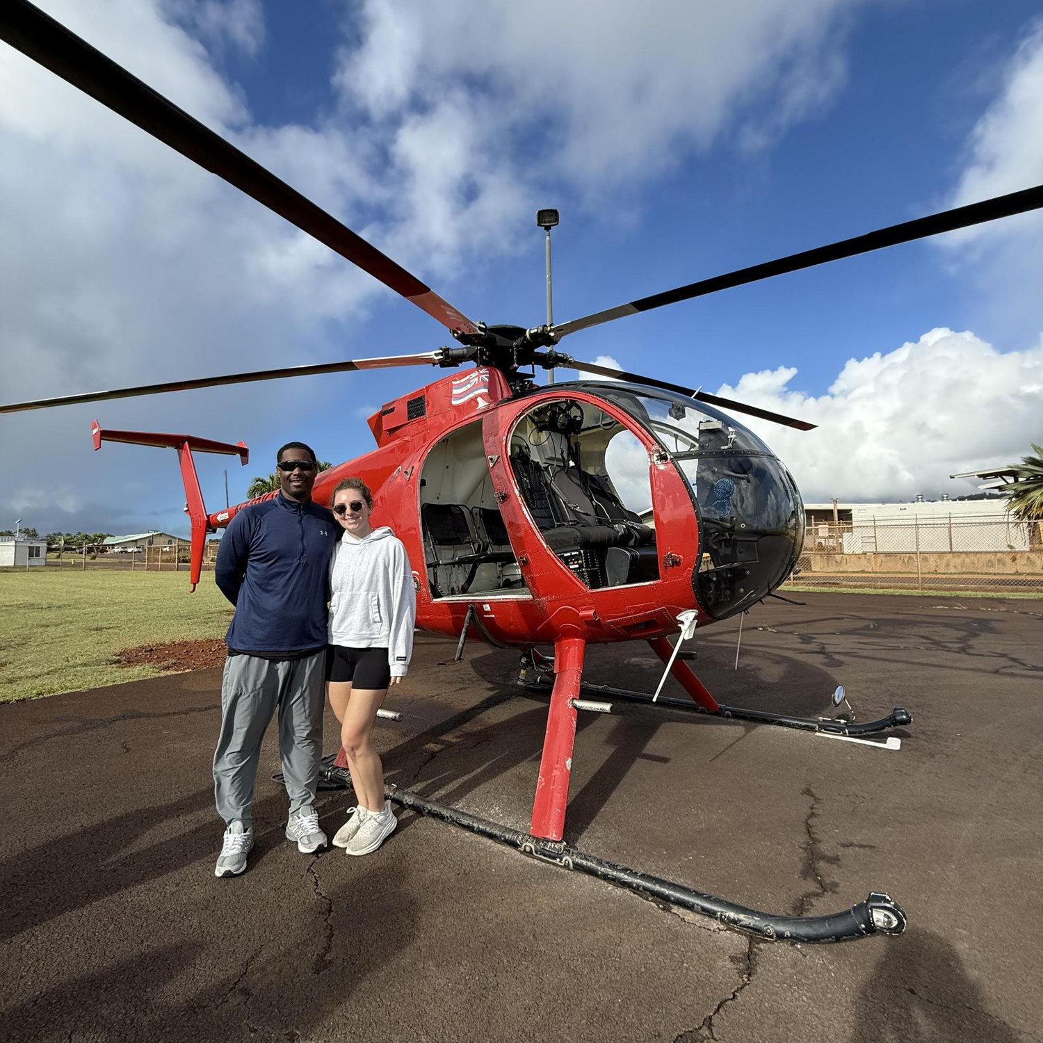 First full day on Kauai, started by flying over the entire island on this tiny helicopter!