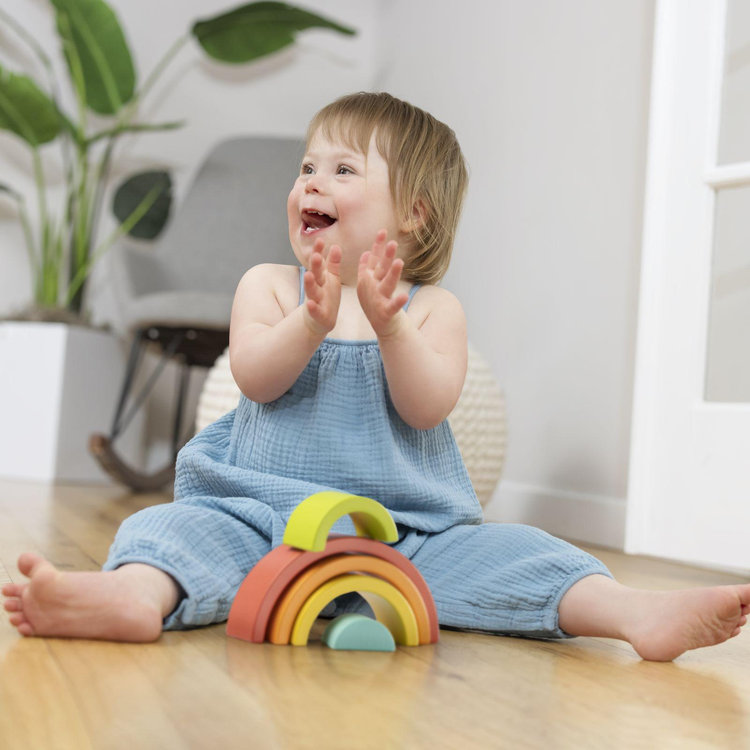 Lovevery, Montessori Rainbow Stacker | Zola Baby