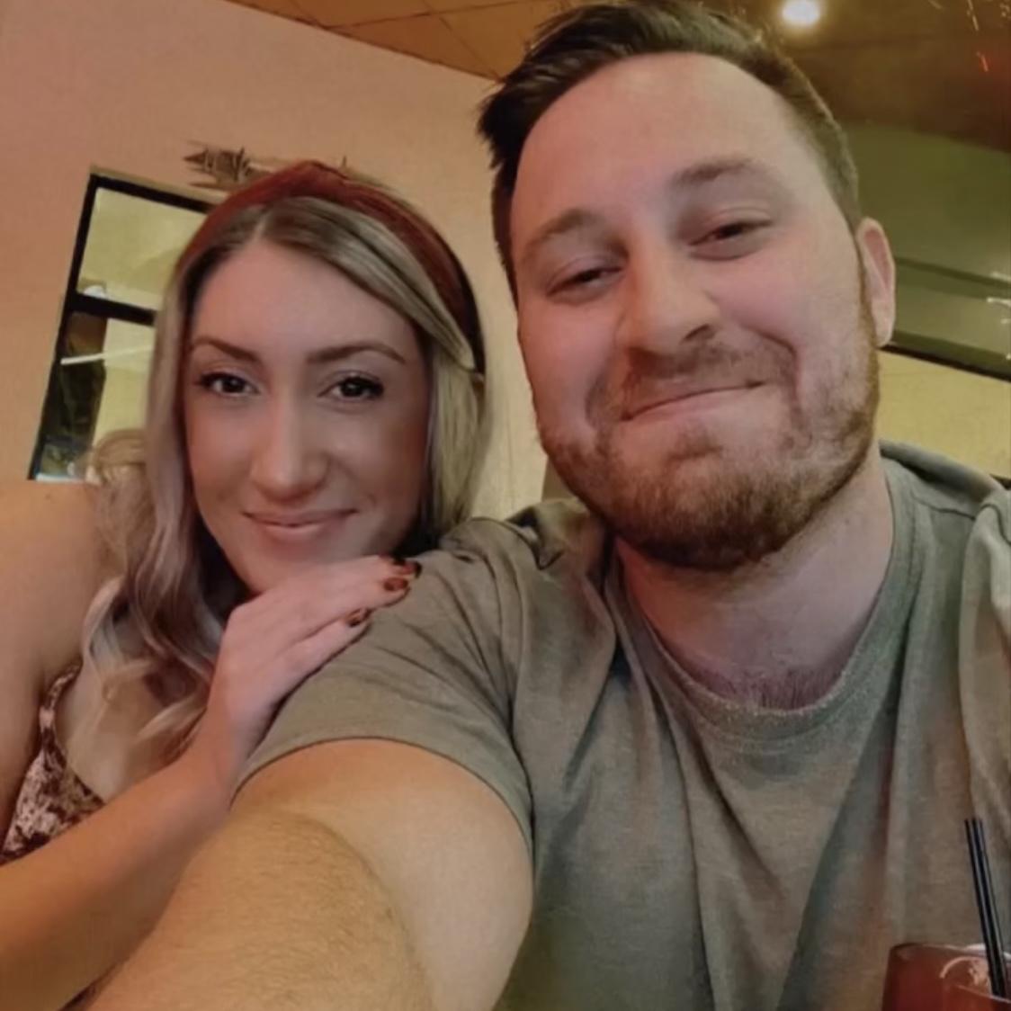 Our first photo together at happy hour! 2-4-22