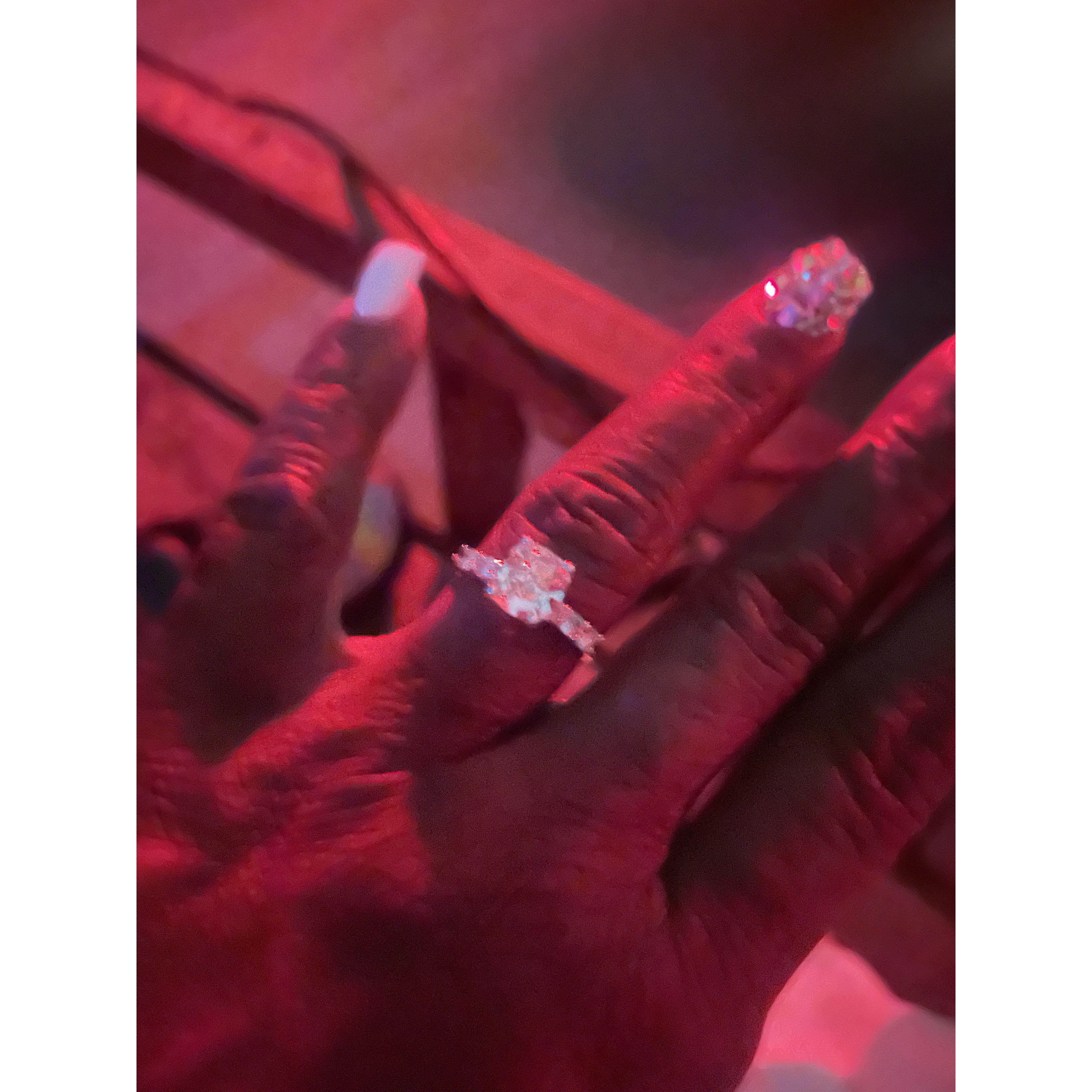 My engagement ring.