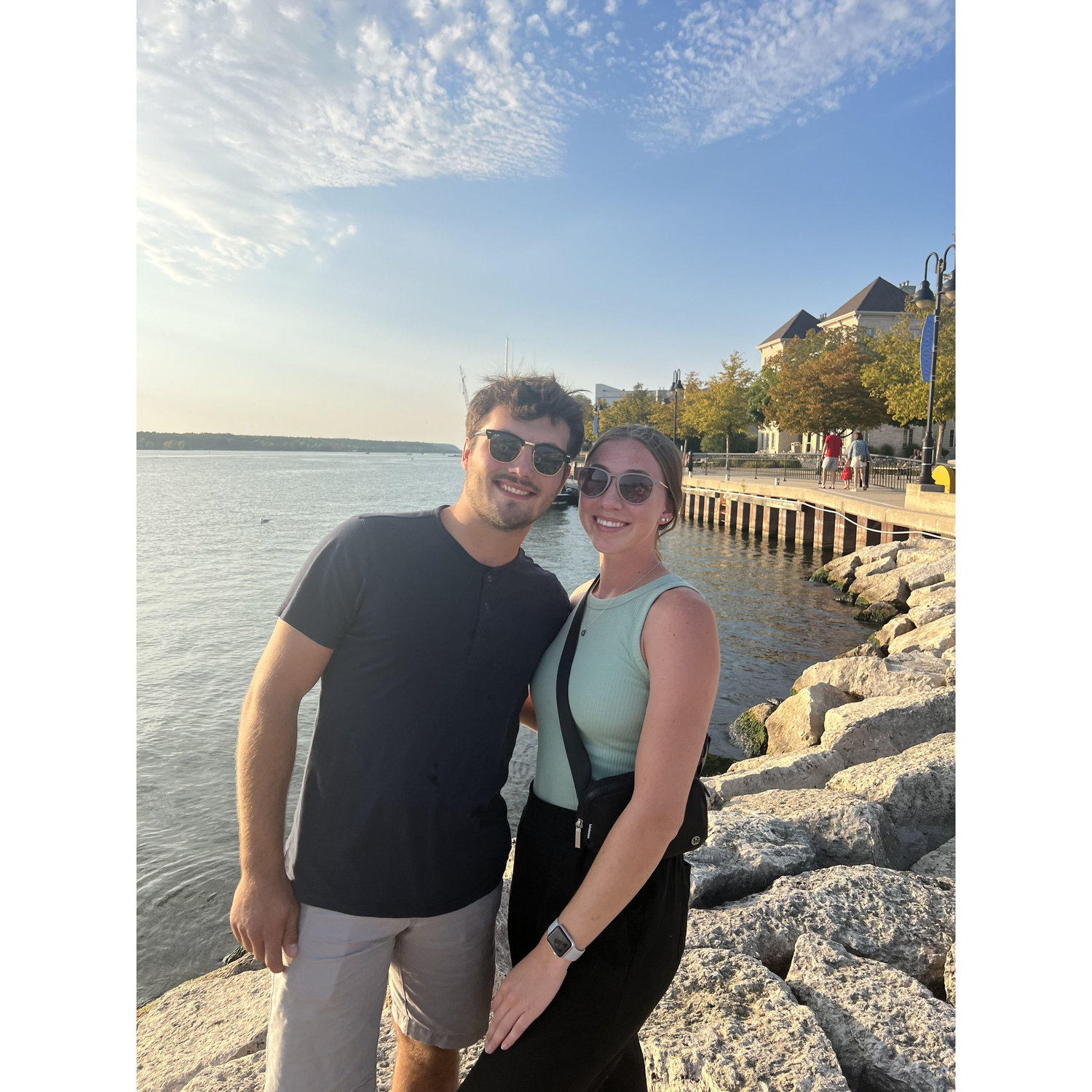 Our 4 year anniversary trip to Door County! Emett planned the trip and his friend, Brady, flew us out there.