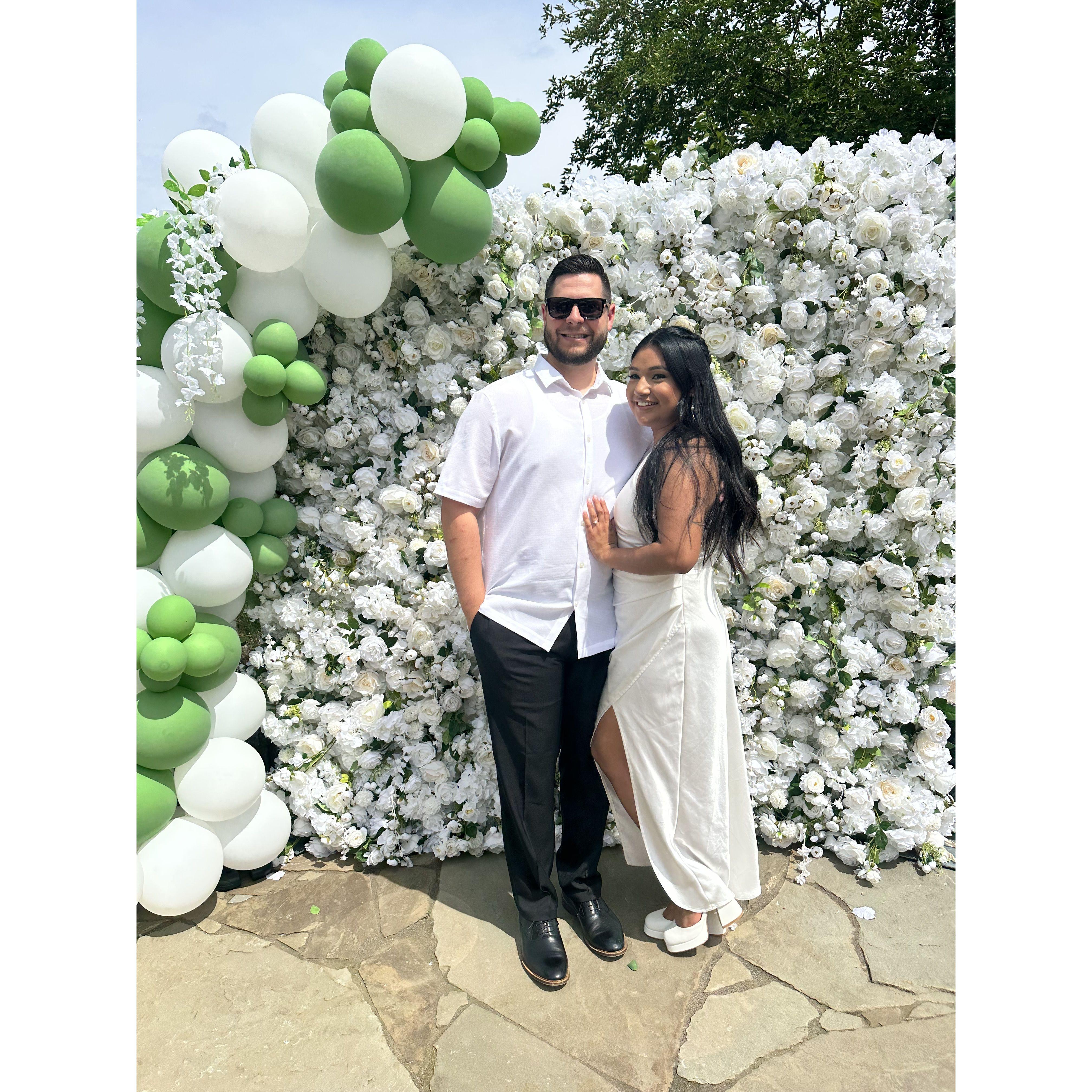 Our families threw us the best engagement party