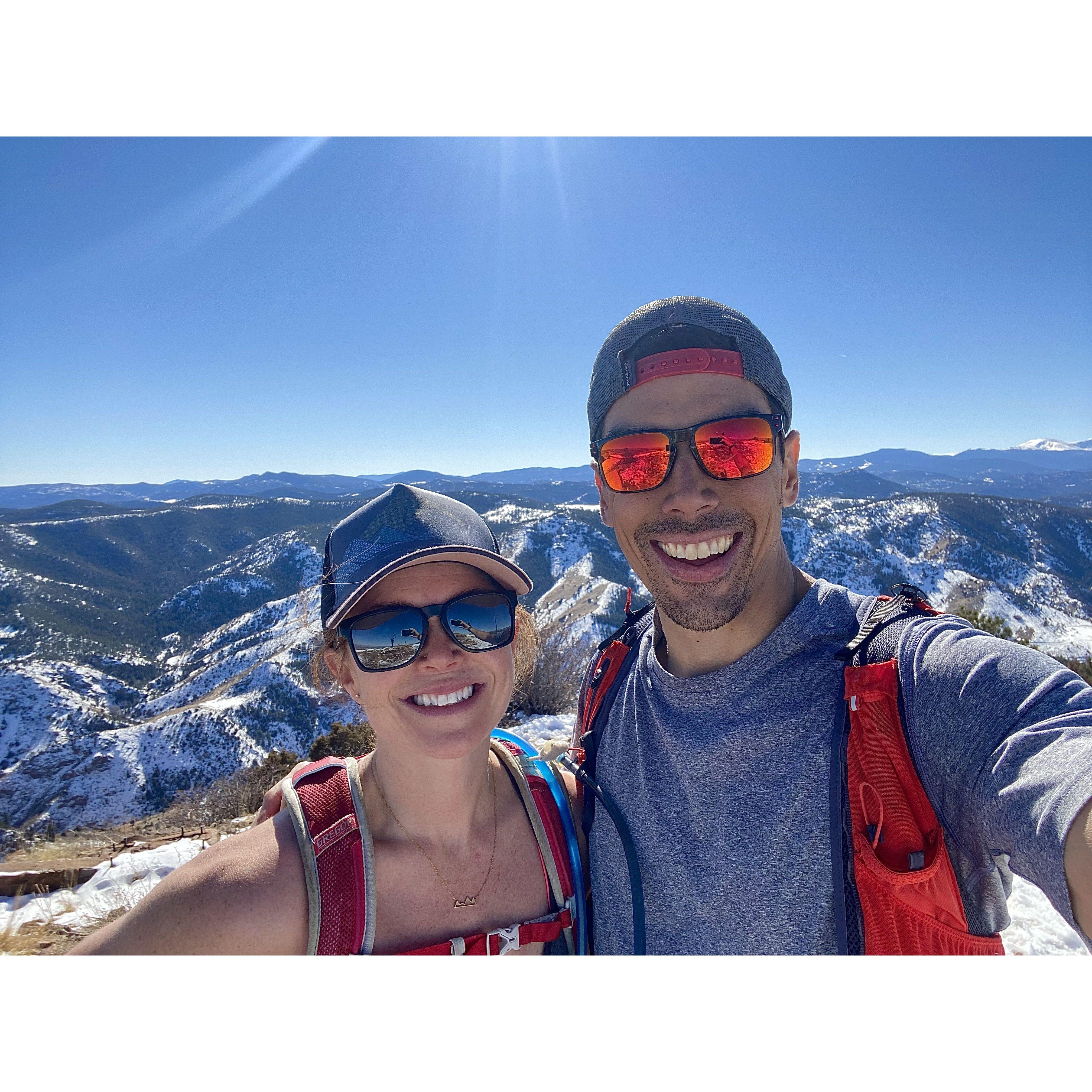 Our first hike together