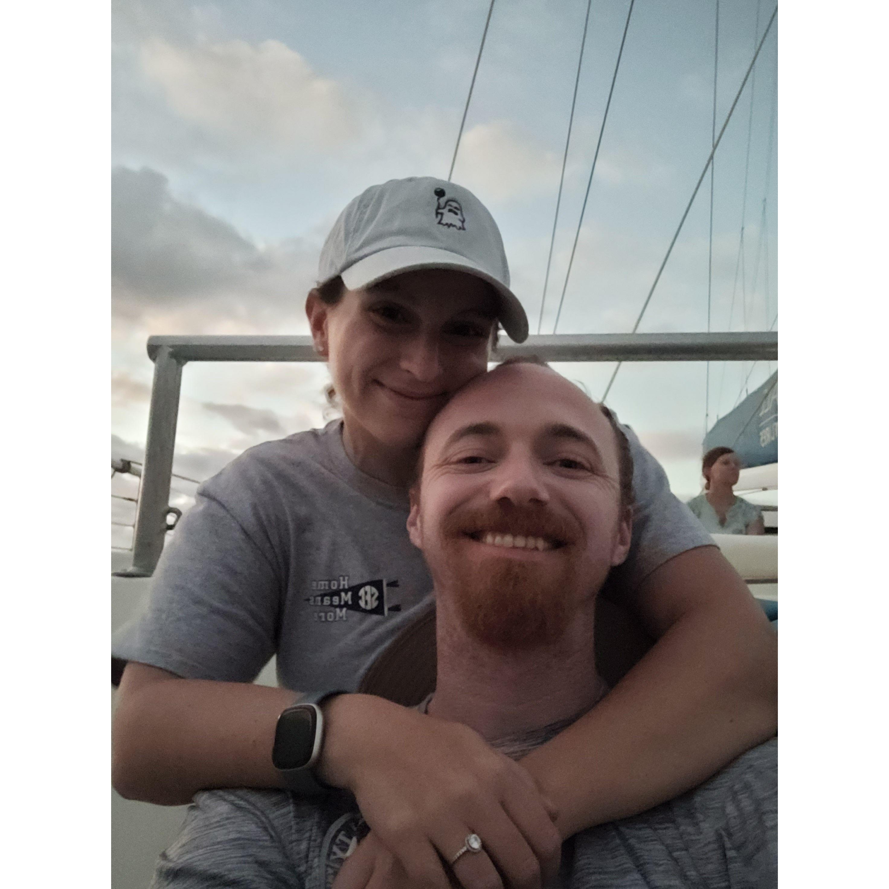 Our first Christmas engaged we spent in Maui