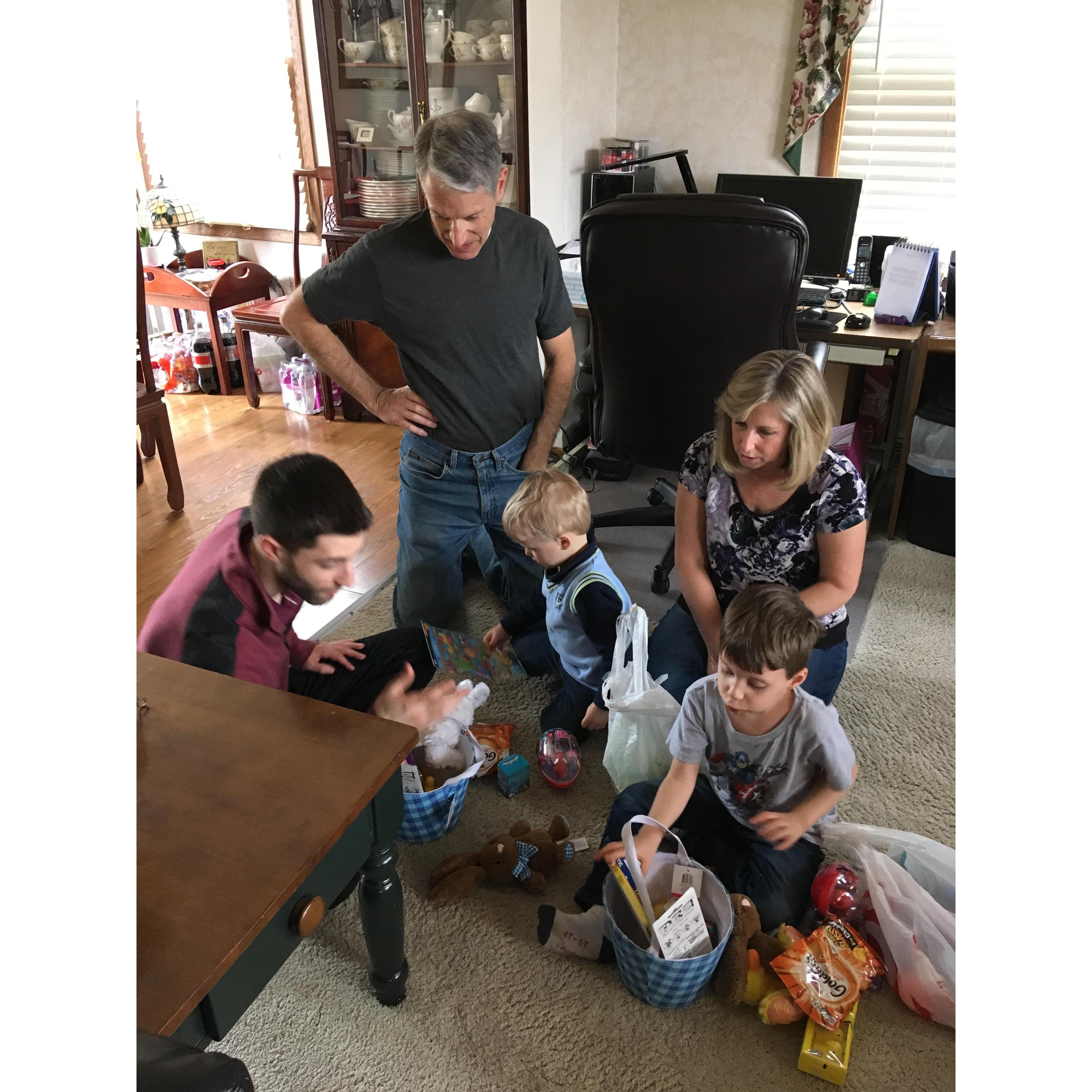 Easter with Gigi and Papa