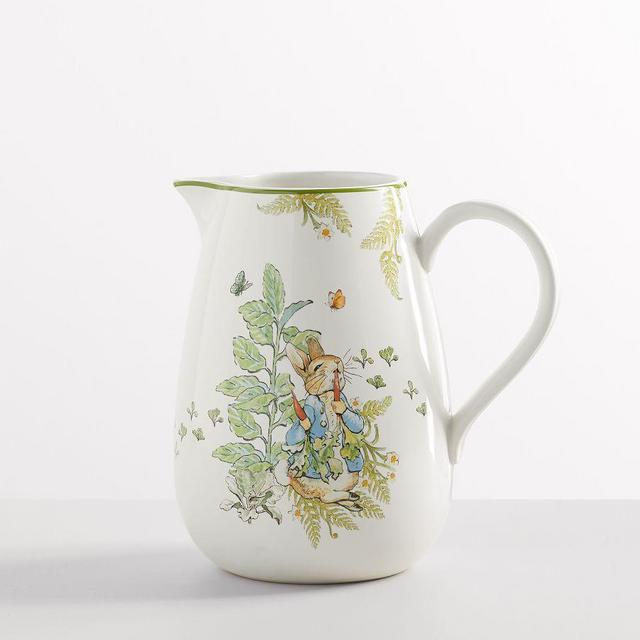 Peter Rabbit Stoneware Pitcher