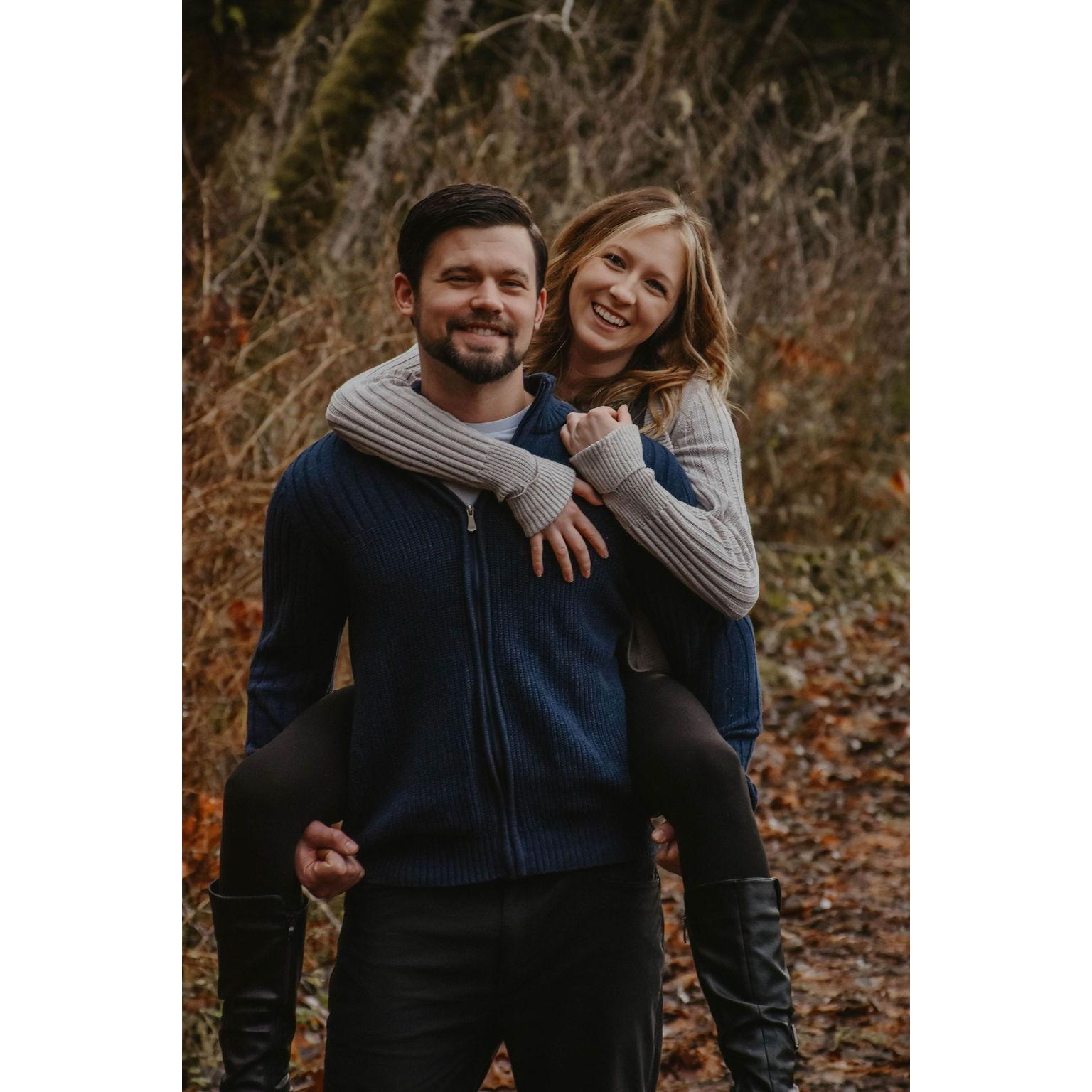 In the woods where I feel at home with you.
